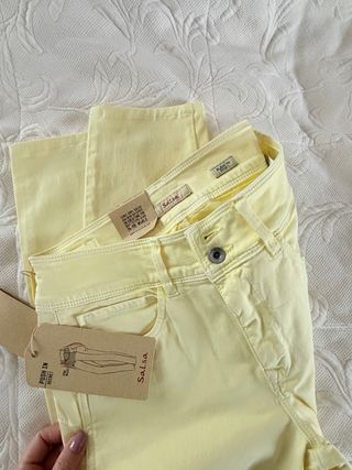 Calças Ganga Salsa Amarelas