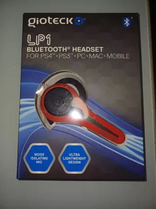 Auricular Bluetooth Gioteck LIPI PS4/PS3/PC/Mac