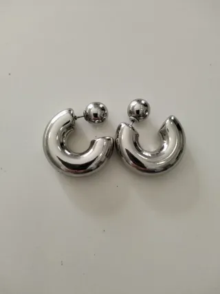Pendientes Parfois mujer plateados