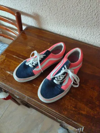 Vans Old Skool Azul y Rosa