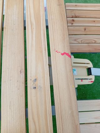 Mesa picnic madera plegable maleta