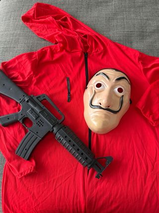 Disfraz Atracador Partilandia Talla M