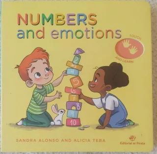 Libro de números y emocionés en inglés