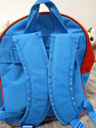 Mochila Escolar Mario Bros Roja y Azul