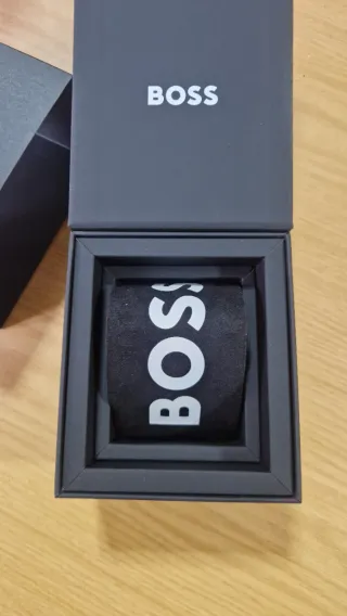 Reloj Hugo Boss Trace Crono AC 44MM Marrón/Plata