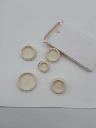 NITAIUN 5 Piezas Tapón de Fregadero Drenaje Tapón de Desagüe Lavabo Enchufe 5 Tamaños Blanco con Anillo De Tiro Tapones De Drena