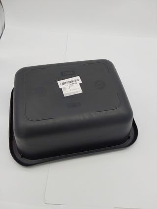 Curver 228033 - Cubo Rectangular, 9 l, plástico (38,5 x 31 x 12,7 cm), Color Gris