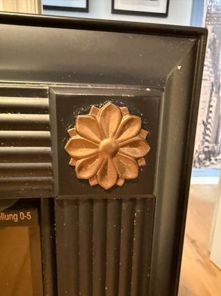 Chimenea eléctrica estufa metal/plástico