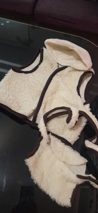 Disfraz pastor lana sintética 3-4 años