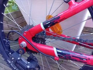 Bicicleta Rockrider 20 pulgadas Roja