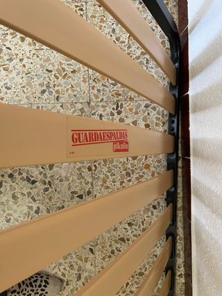 Somier de láminas metálico y madera 90x180