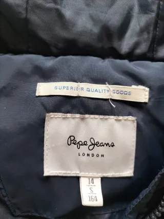 Plumas Pepe Jeans 14 años. Azul marino