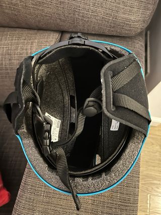 Casco de esquí infantil azul (53-56 cms)