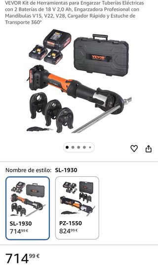 Engarzador VEVOR con 3 cabezales