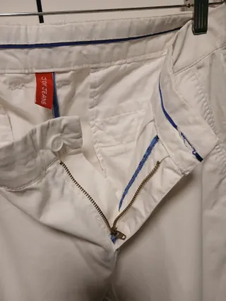 Pantalón hombre blanco