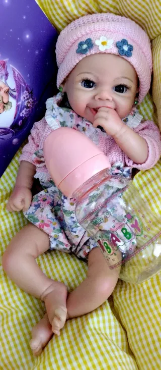 Bebé Reborn Silicona Completa 33cm