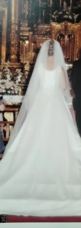 Vestido de Novia Blanco Talla S