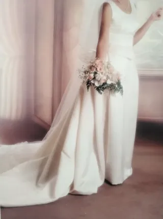 Vestido de Novia Blanco Talla S