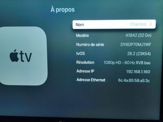 A1842 4K Apple TV Box 4K 32GB HDR - AppStore Smart