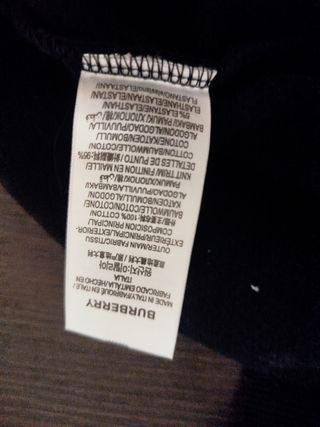 Sudadera Burberry con cremallera