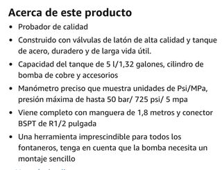 Bomba de Presión Manual Katsu