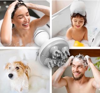 Masajeador eléctrico con base