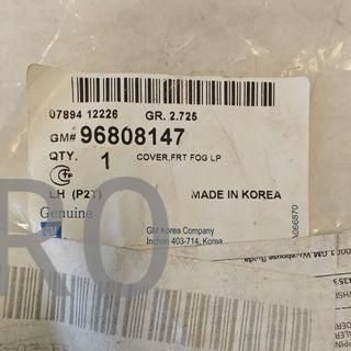 EMBELLECEDOR ANTINIEBLA IZQUIERDO CHEVROLET AVEO