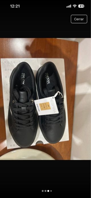 Zapatillas Geox Negras Talla 37