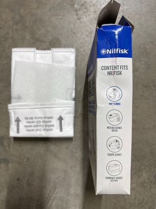 Bolsas aspirador Nilfisk 4uds + 1 prefiltro