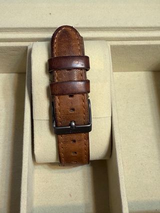 Reloj Nixon The Porter Leather Gris/Marrón