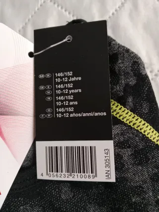 Ropa interior térmica infantil.NUEVA 10-12 años