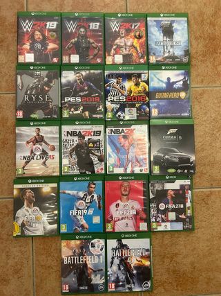 Lote 16 Juegos Xbox One: Acción, Carreras, Deporte