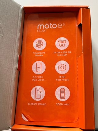 Motorola e6 Play Nero - Buone Condizioni mai usato