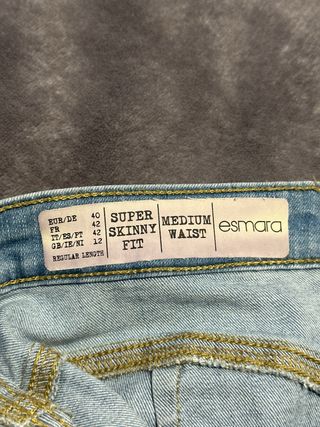 Skinny Jeans Fit Azul