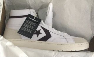 Converse Pro Blaze Leather altas blancas/negras 46