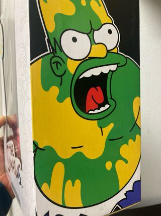 Figura Homer  Simpson Pintura Verde