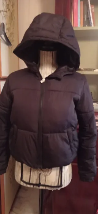 Bomber bambina con cappuccio