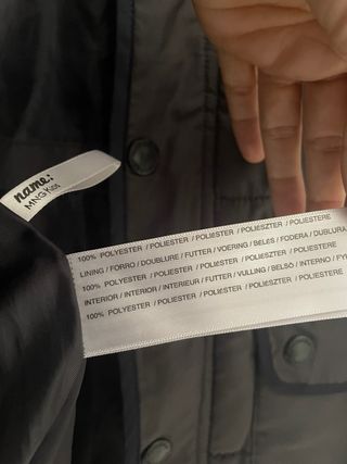 Anorak Mango Kids Gris Talla 13-14