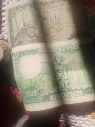 2 Billetes 1000 Pesetas 1965 Banco de España