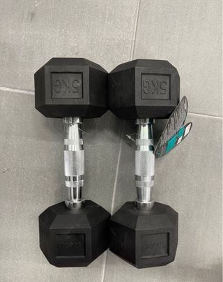 Mancuernas de 5kg (Par) • Nuevas a estrenar •