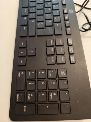 Teclado HP Slim Inglés Negro