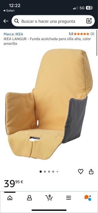 Funda Trona Ikea Langur