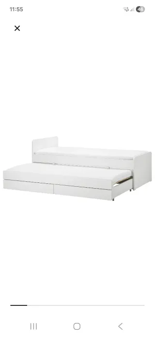 Cama nido Ikea con cajones