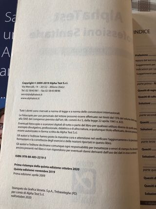 Alpha Test. Professioni sanitarie. 7000 quiz