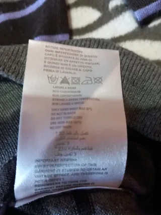 Jersey retro Antony Morato rayas gris y lila