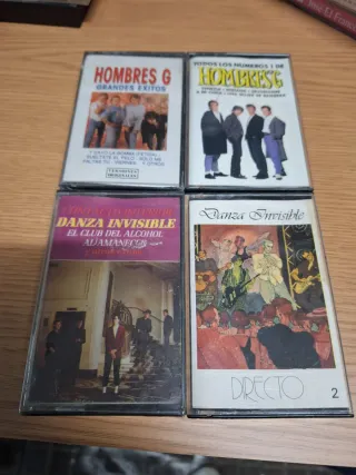 Cintas Cassette Hombres G y Danza Invisible