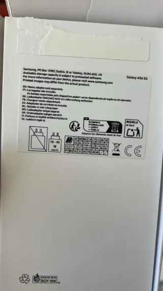 Samsung Galaxy A56 5G 128gb una semana de uso.