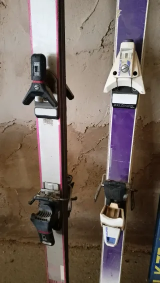 Esquís Antiguos Varias Marcas