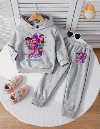 Chándal K-Pop Demon Hunters Gris