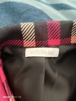 Giacca scozzese lana cotta bambina. Meilisa Bai